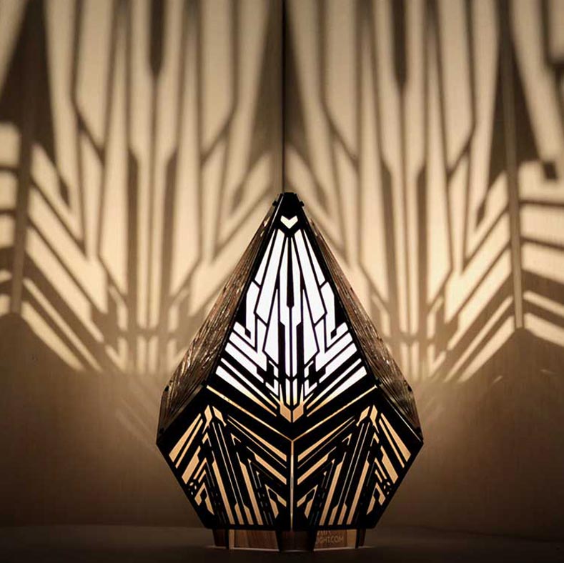 SAYA Light transformable lighting system uses laser-cut panels that cast  gorgeous shadows » Gadget Flow